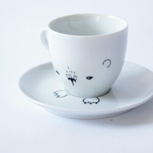 filiżanka ze spodkiem LION