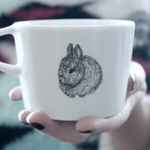 kubek porcelanowy 200ml RABBIT królik