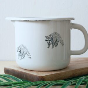 garnek duży emaliowany z dzióbkiem RACCOON 2