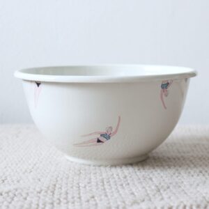 duża emaliowana misa SWIMMERS 18cm