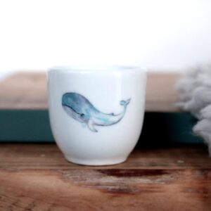 Kieliszek na jajko na miękko WHALE