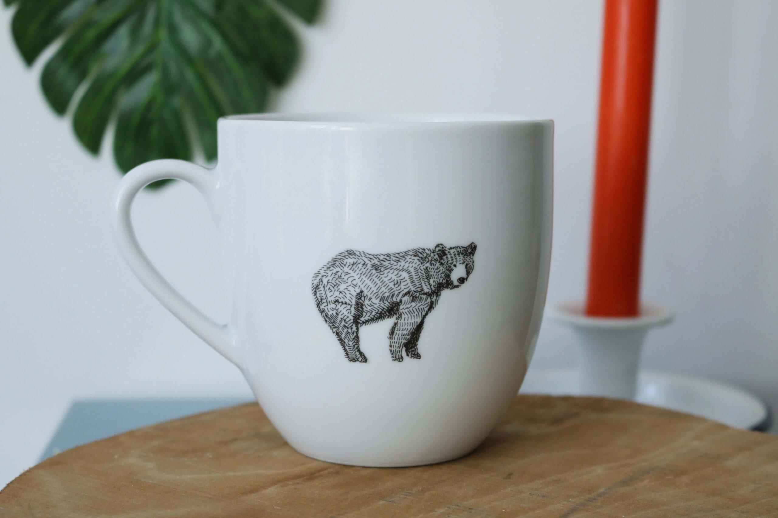 Kubek porcelanowy BEAR 400ml - Dixie Lion