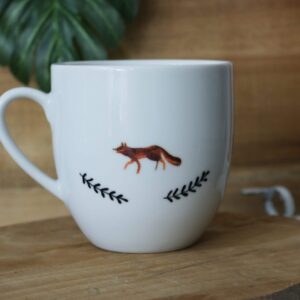 450ml Duży kubek z uchem Fox