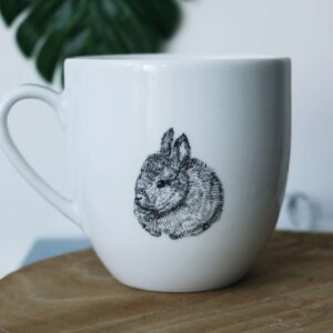 400ml Duży kubek porcelanowy RABBIT