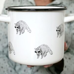 garnek emaliowany RACCOON  Dixie Lion indukcja