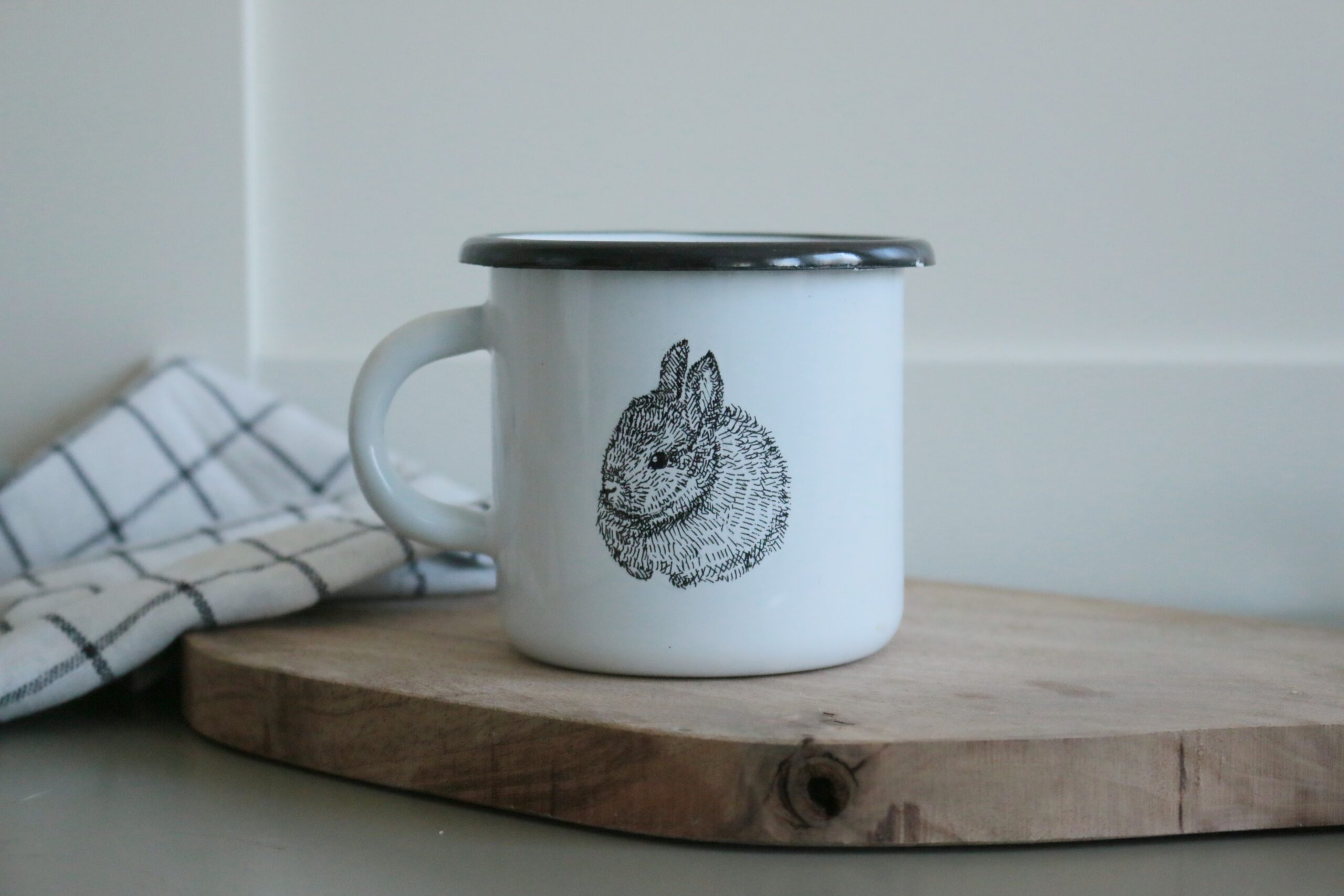 kubek RABBIT emaliowany