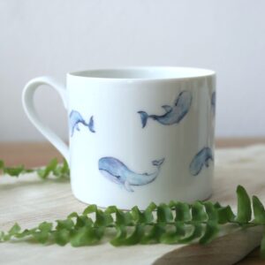 kubek porcelanowy  MINI WHALES  - Dixie Lion