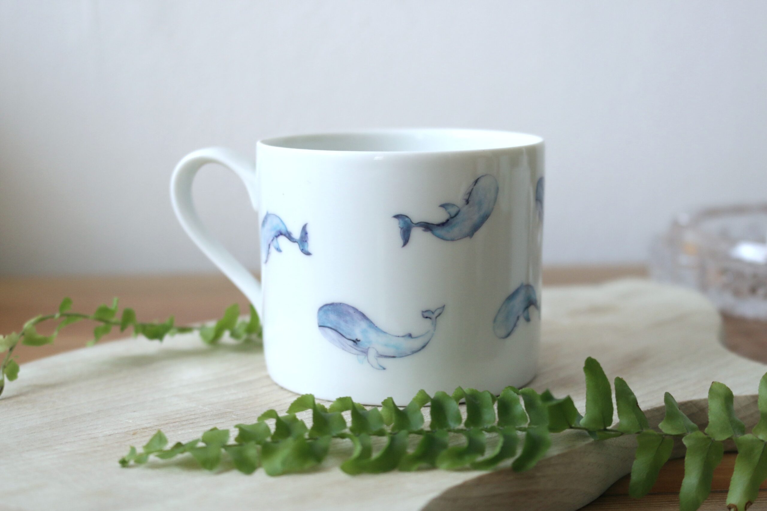 kubek porcelanowy  MINI WHALES  - Dixie Lion