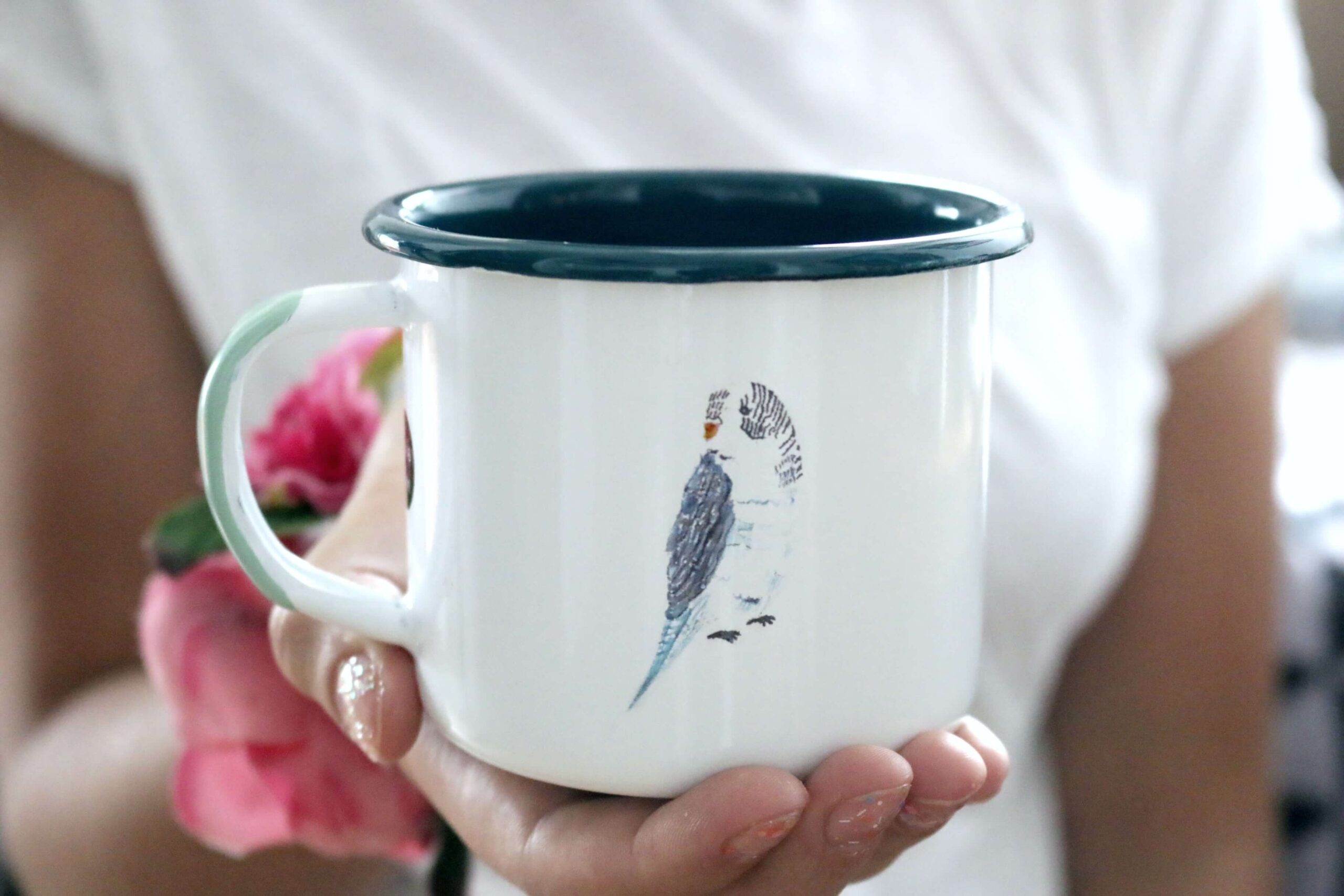 kubek emaliowany BUDGIE SUMMER