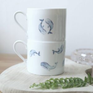 zestaw dla zakochanych pary ślubny WHALES IN LOVE