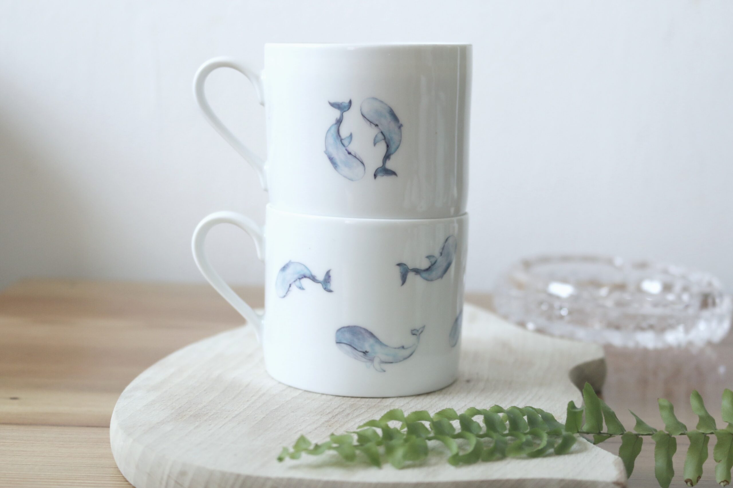 zestaw dla zakochanych pary ślubny WHALES IN LOVE