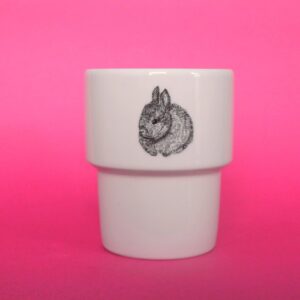 kubek barowy Dixie Lion RABBIT 300ml