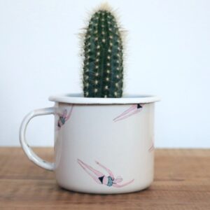 kubek emaliowany SWIMMERS 3  8cm