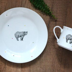 zestaw talerzyk + kubek dla dziecka Misio