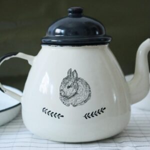 imbryk czajnik emaliowany RABBIT
