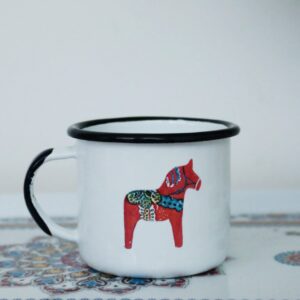 kubek emaliowany DALA