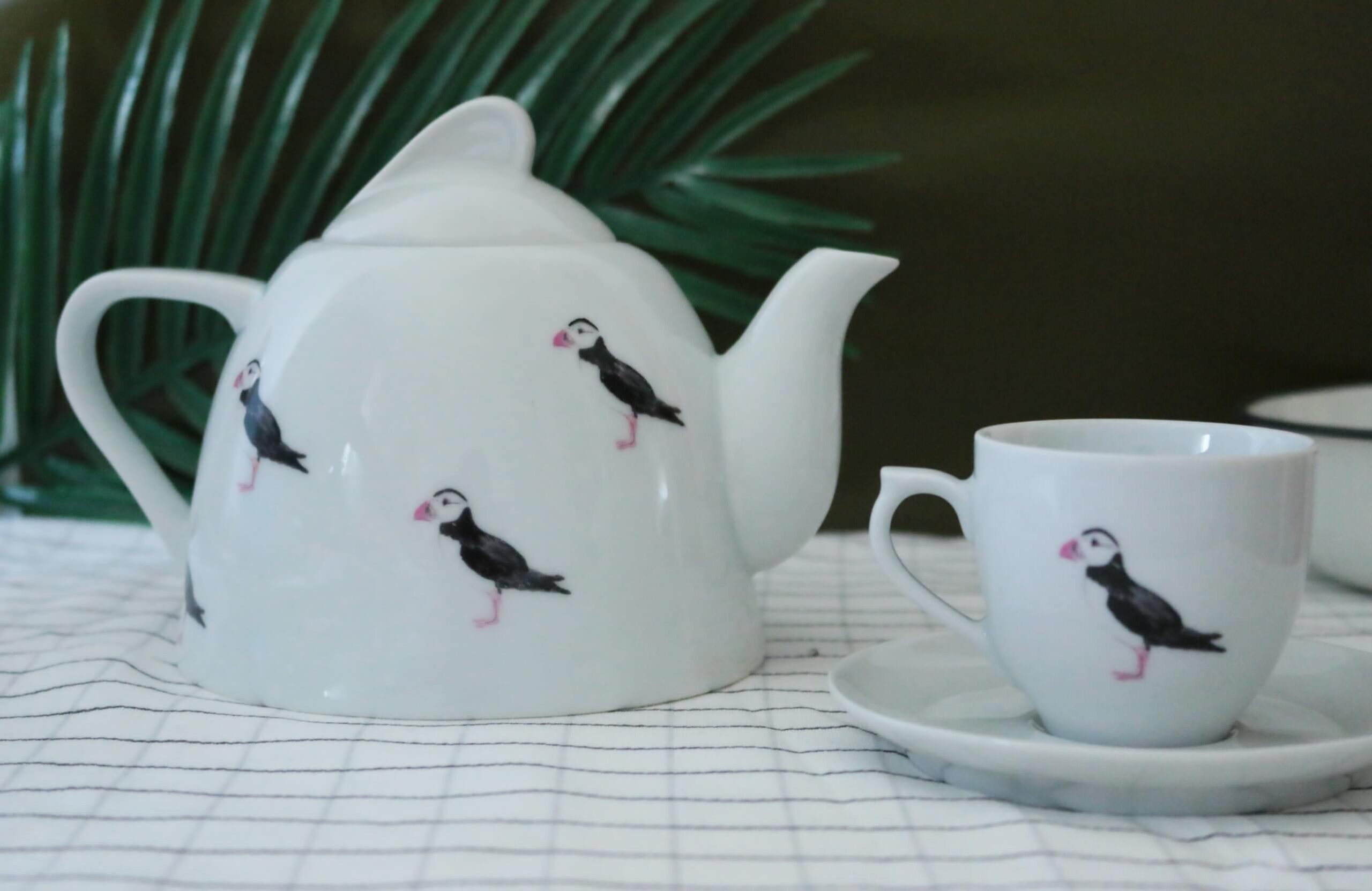 Zestaw Czajniczek I Filiżanka PUFFIN