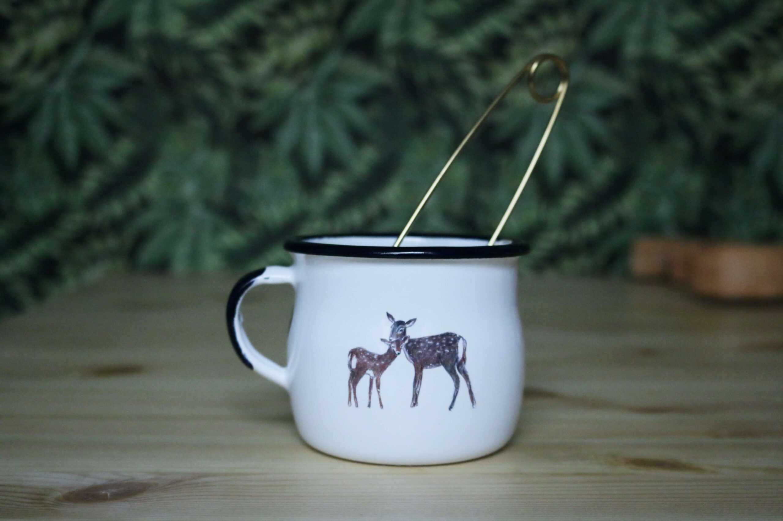 Kubek emaliowany Mama