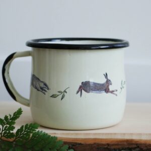 Kubek emaliowany 8cm Under the Moss