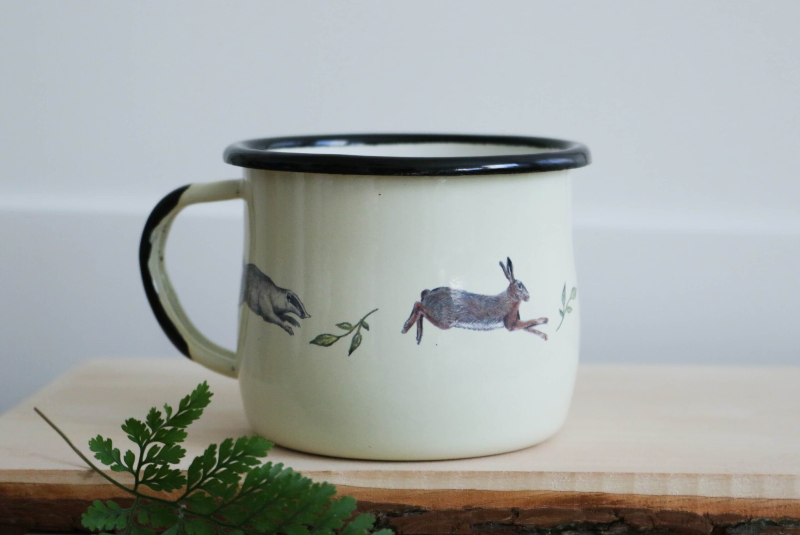 Kubek emaliowany 8cm Under the Moss