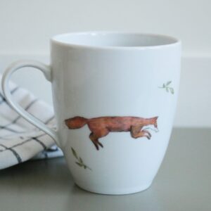 400ml Duży Kubek Porcelanowy LIS