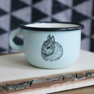 emaliowana filiżanka RABBIT 250ml