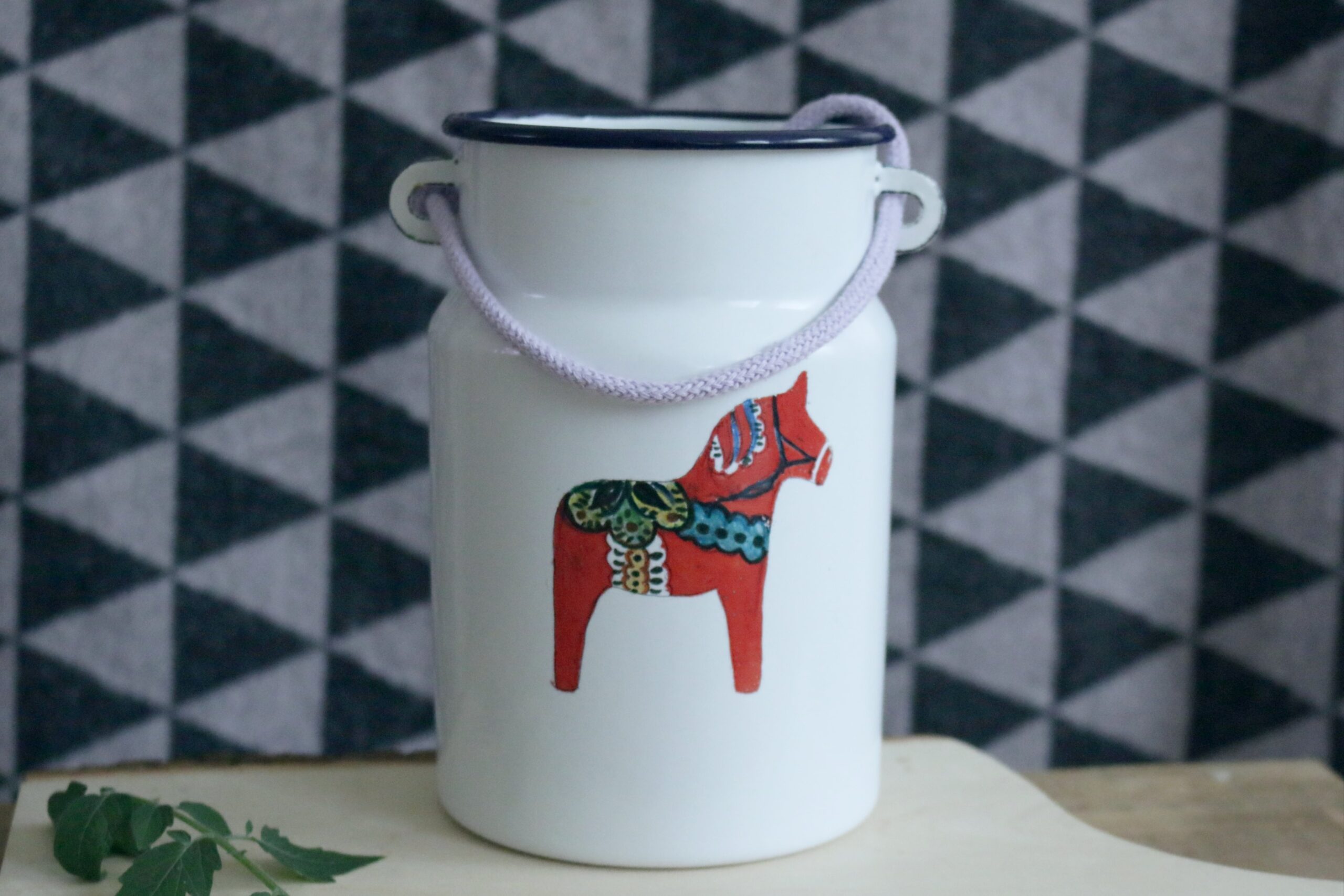 Kanka emaliowana Home Swede Home