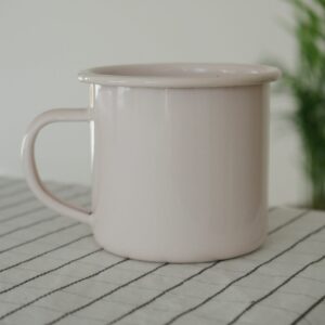 Kubek emaliowany (różowy kwarc 320ml)