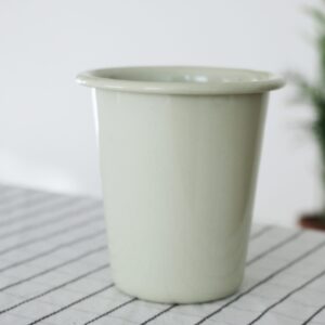 kubek emaliowany bez ucha 300ml Light Moss