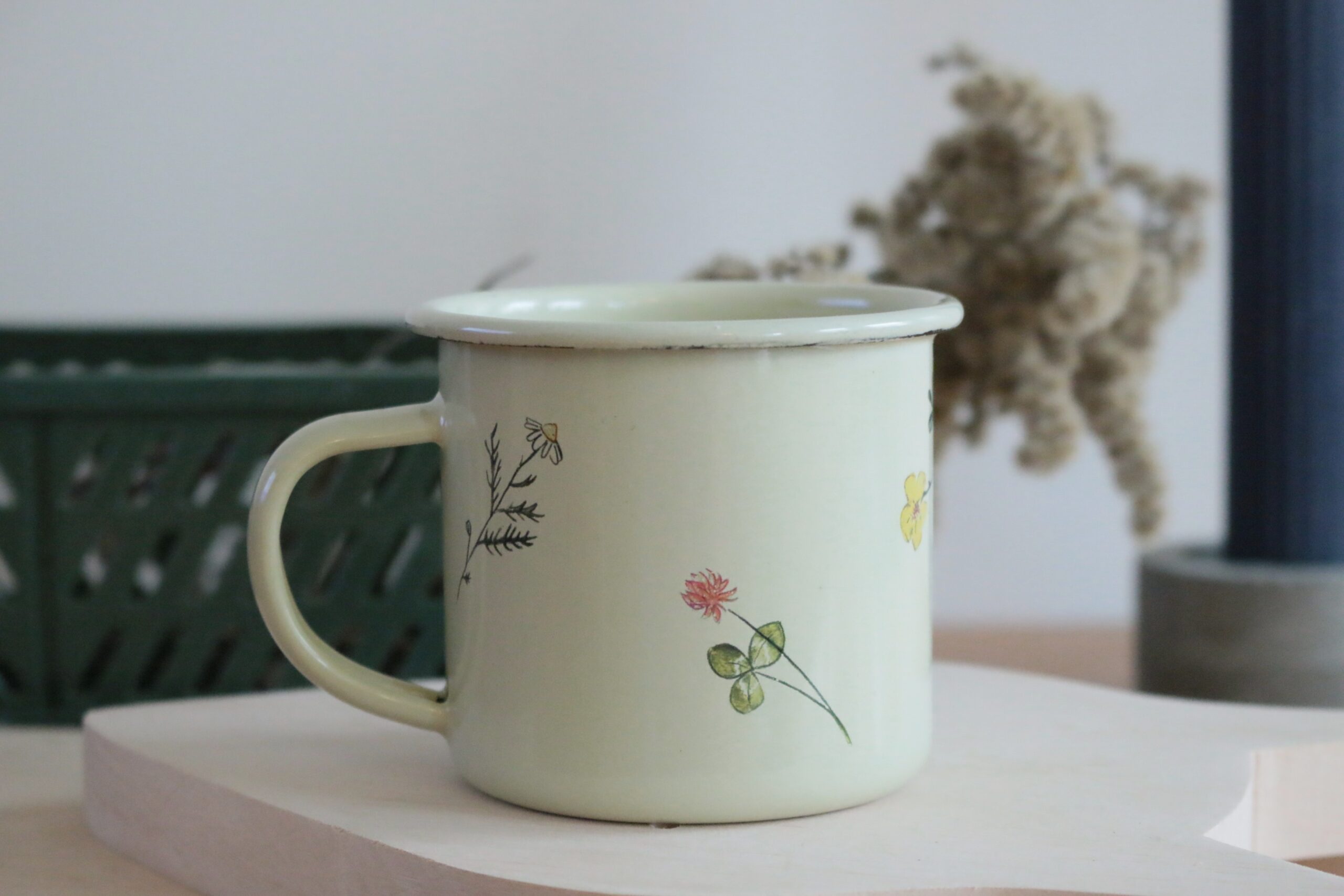 Kubek emaliowany Ziółko