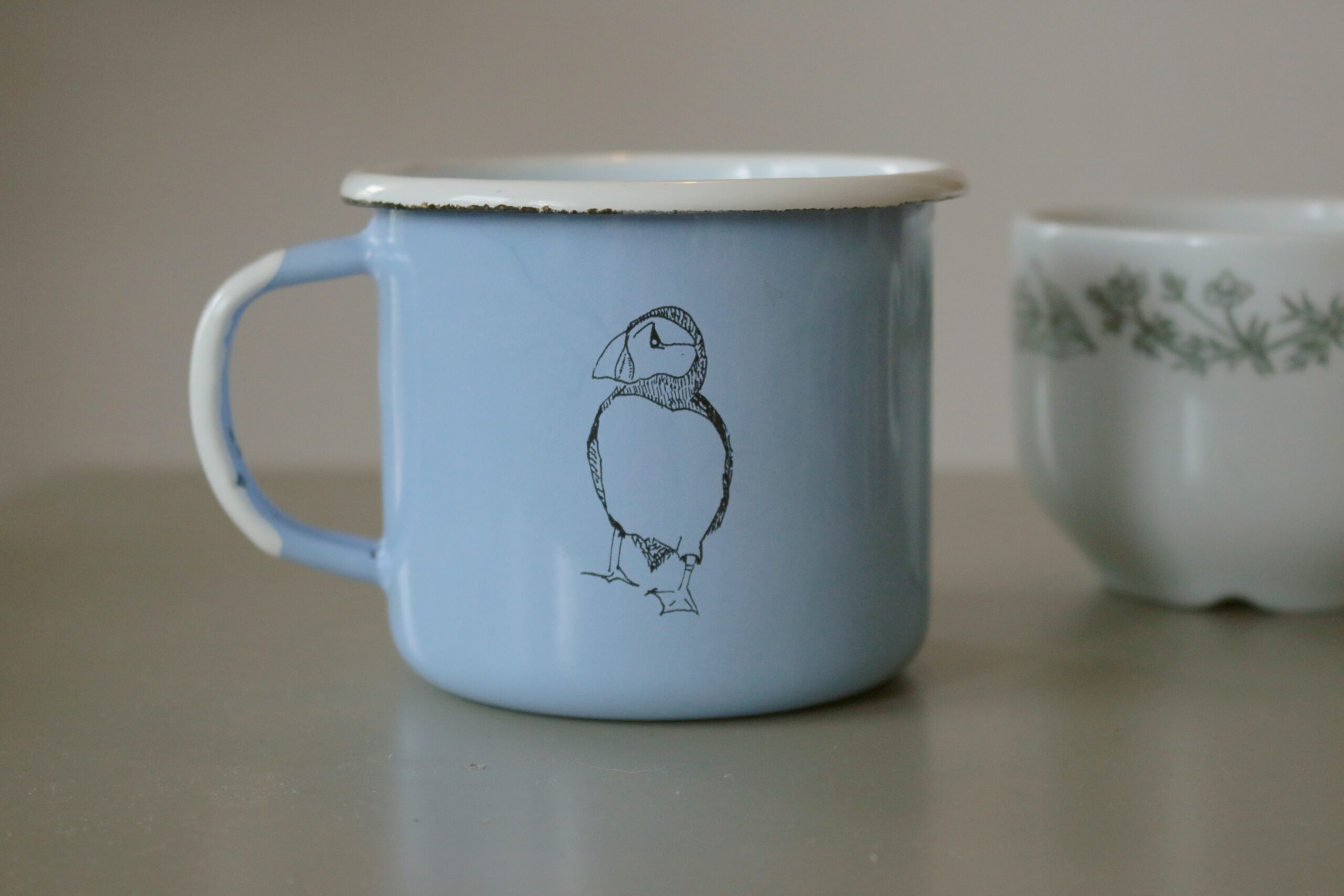 Kubek emaliowany Puffin DO KOŃCA DNIA