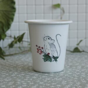 Stożek emaliowany 'Mysza Marcelina"