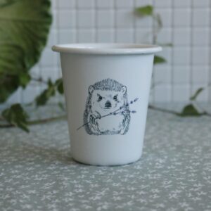 Stożek emaliowany 'Jeż Jurek'