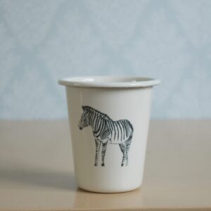 Stożek emaliowany Zebra (cb)