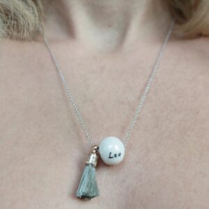 Naszyjnik ceramiczny personalizowany