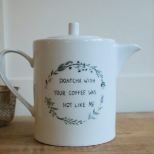 Duży imbryk z Twoim napisem