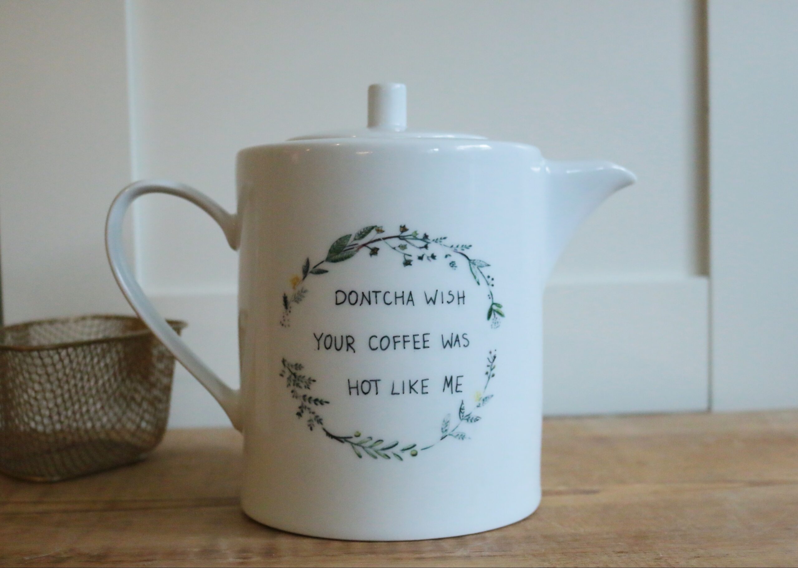 Duży imbryk z Twoim napisem