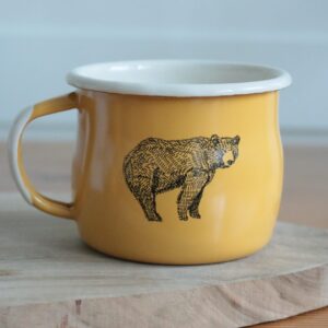 Kubek musztardowy Bear 320ml