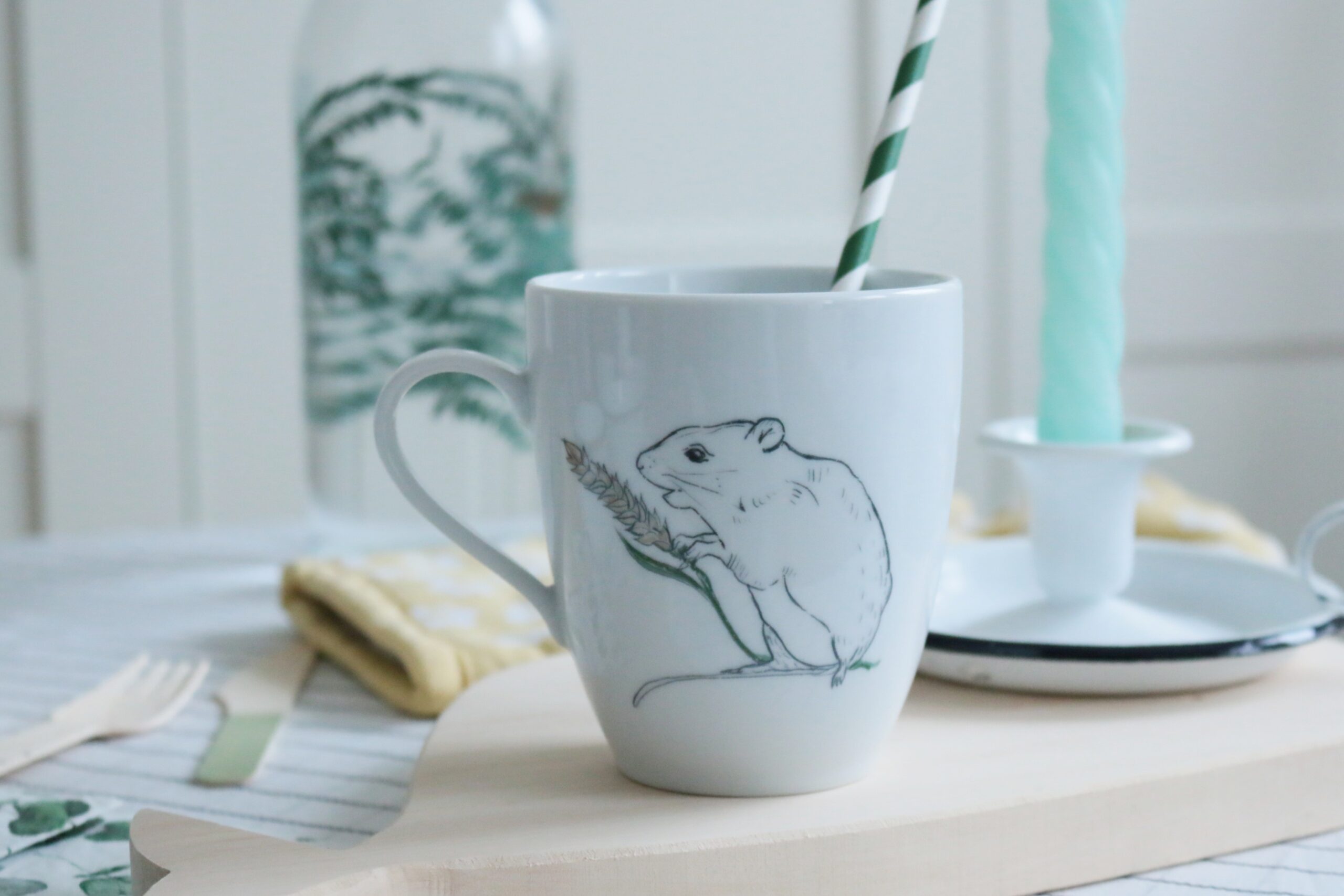 Duży kubek Mysz Kalina 400ml