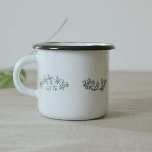 Kubek emaliowany Ozime liście