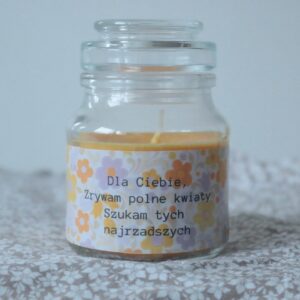 świeczka "Zrywam Kwiaty"