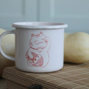 Kubek emaliowany NEKO