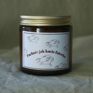 świeca "kocie futerko"