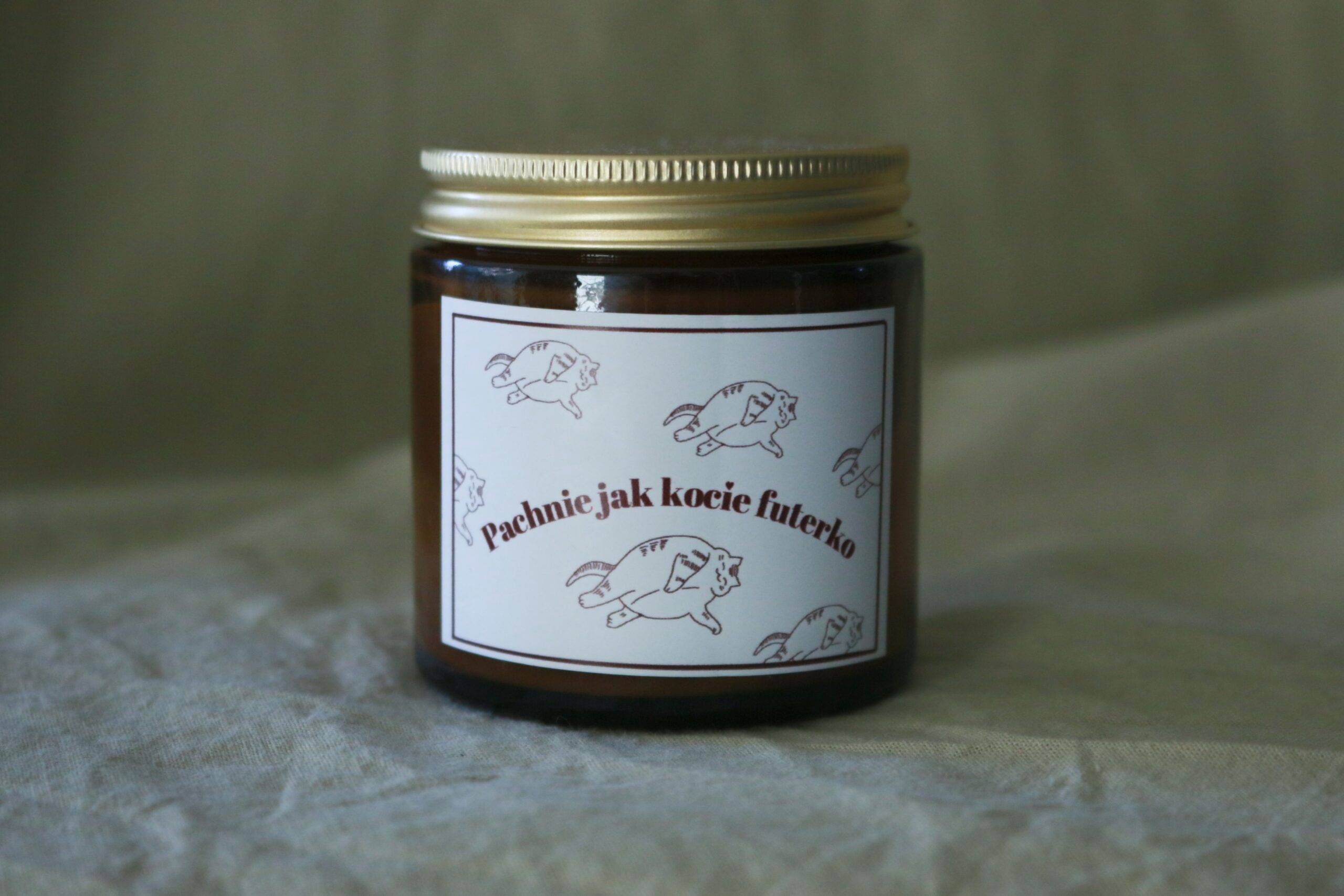 świeca "kocie futerko"