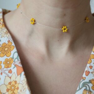 Naszyjnik Słoneczniki