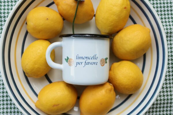 Kubek emaliowany Limoncello