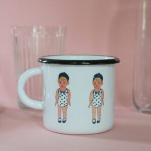 kubek emaliowany Jagódka