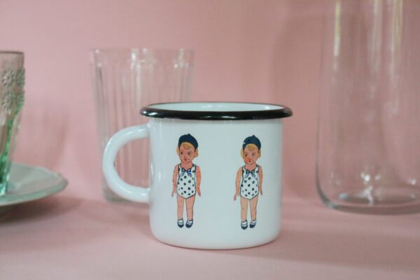 kubek emaliowany Jagódka