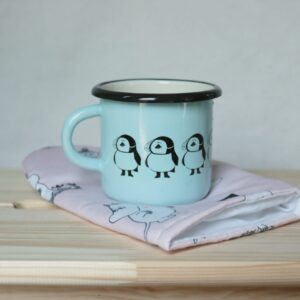 kubek emaliowany Puffinek