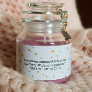 świeca Przy tobie gwiazdy to $%@&!